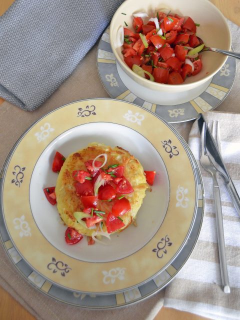 Kartoffeltaler mit Feta