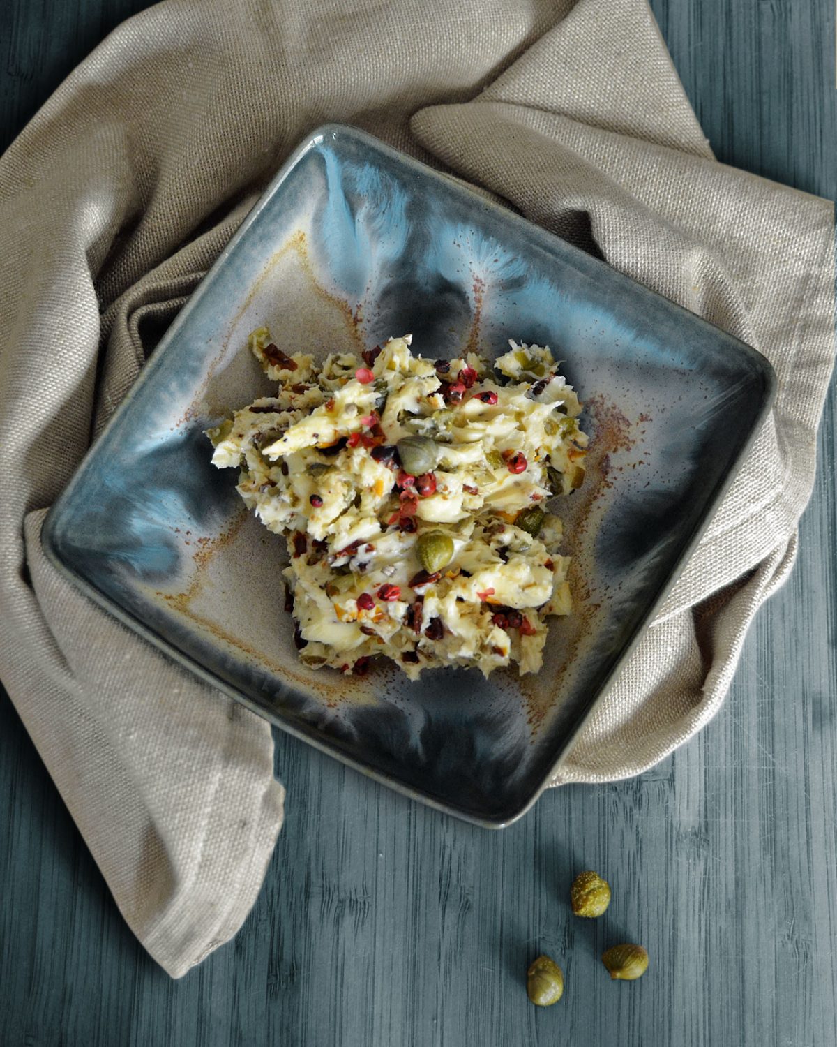 Kapernbutter mit getrockneten Tomaten