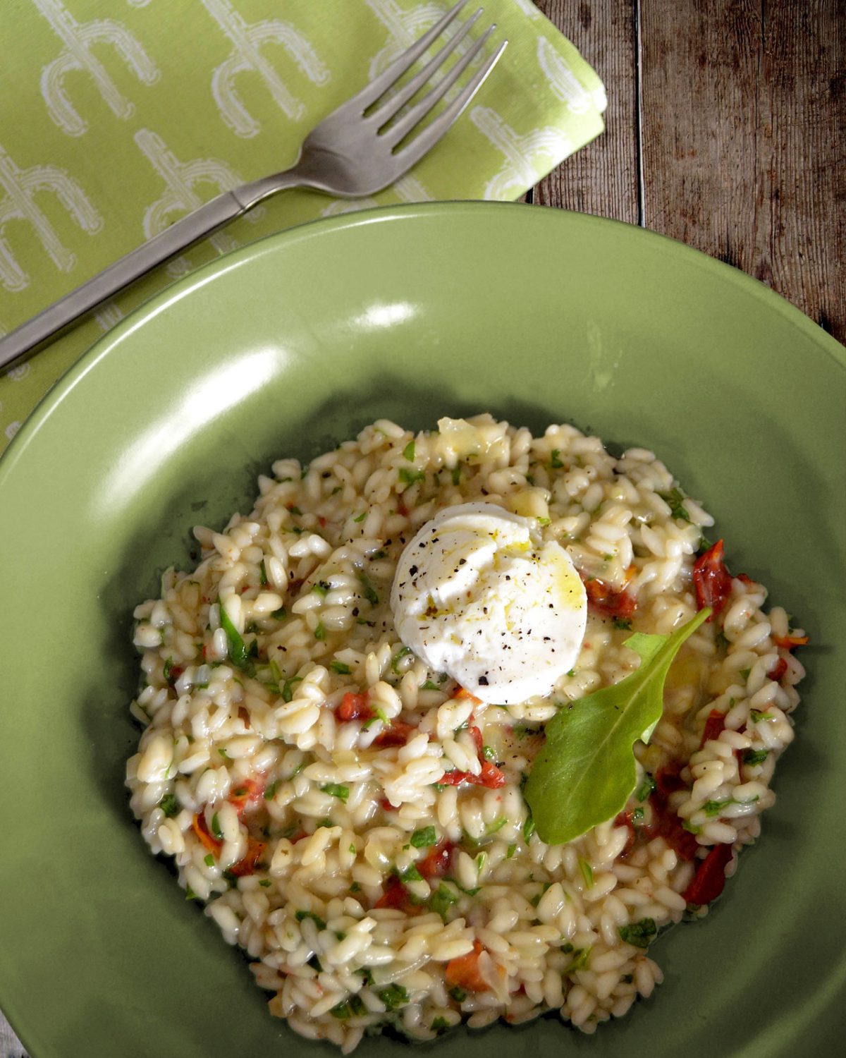 Ziegenkäse-Risotto