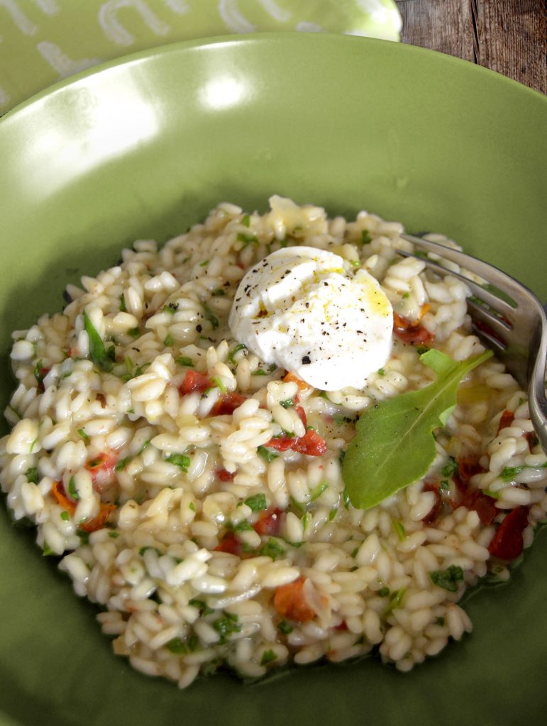 Ziegenkäse-Risotto