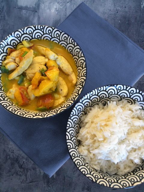 Curry-Hähnchen