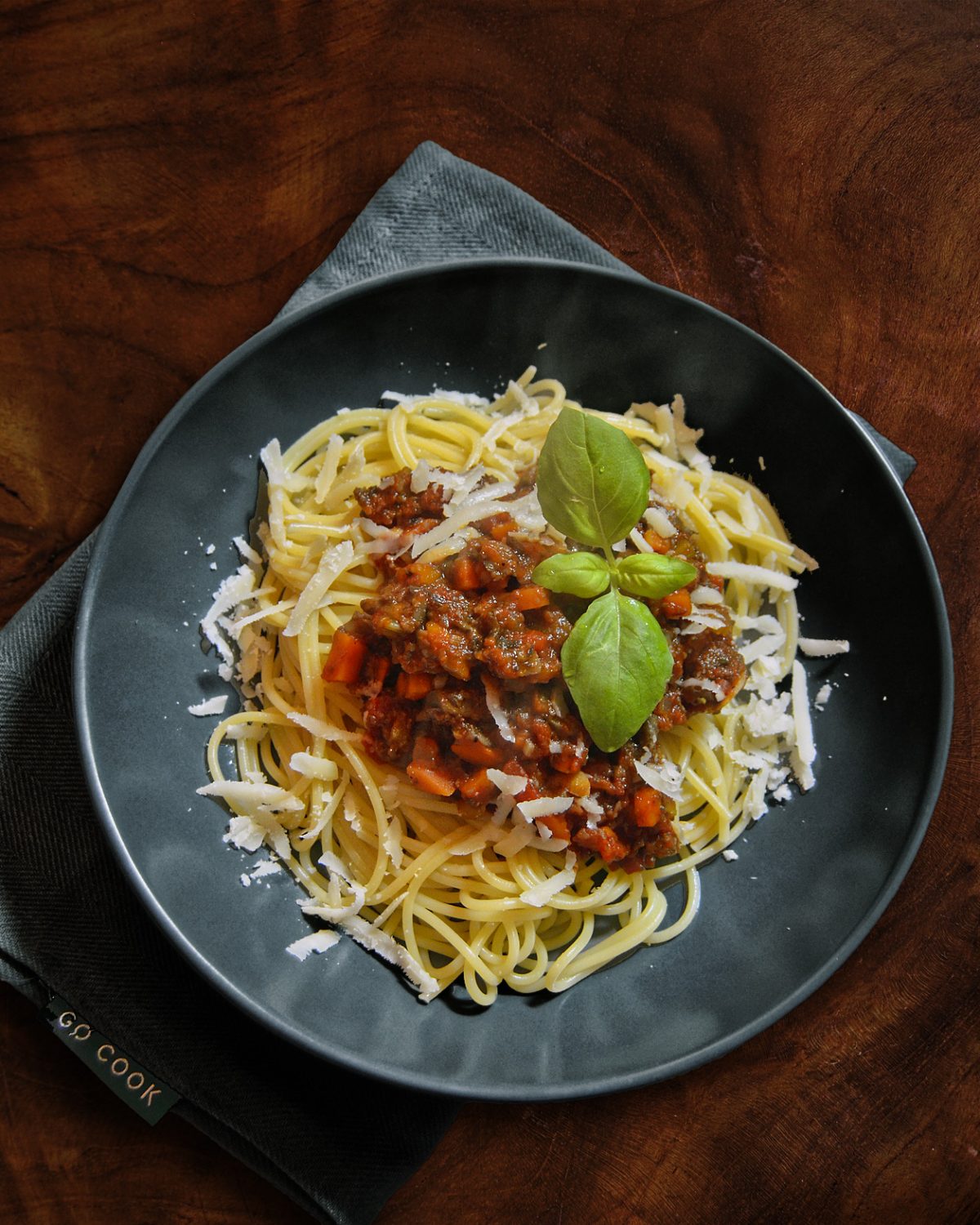 Spaghetti Bolognese vegetarisch