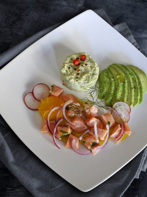 Lachs-Ceviche