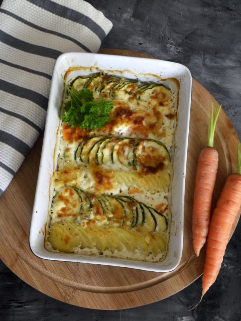 Kartoffel-Gemüse-Gratin