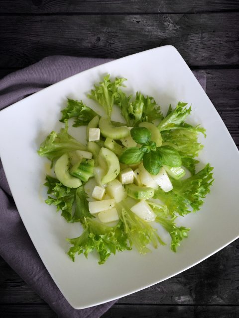 Gurken-Melonen-Salat