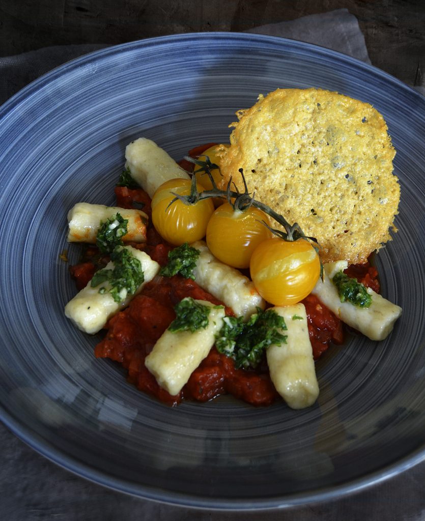 Gnocchi auf Tomatensoße