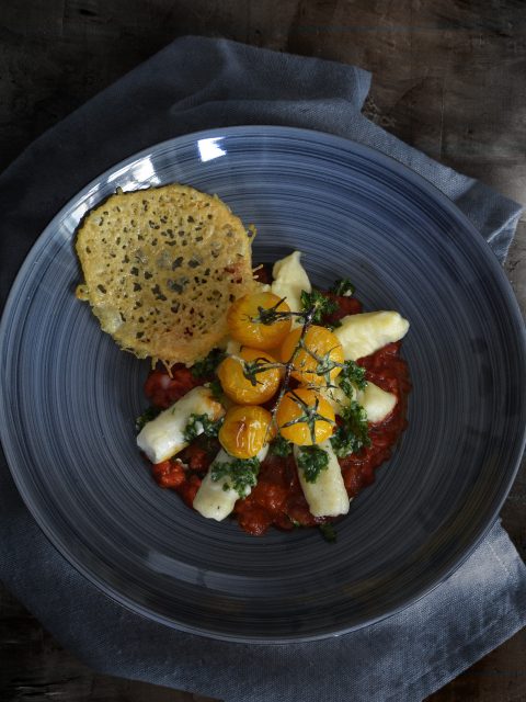 Gnocchi auf Tomatensoße