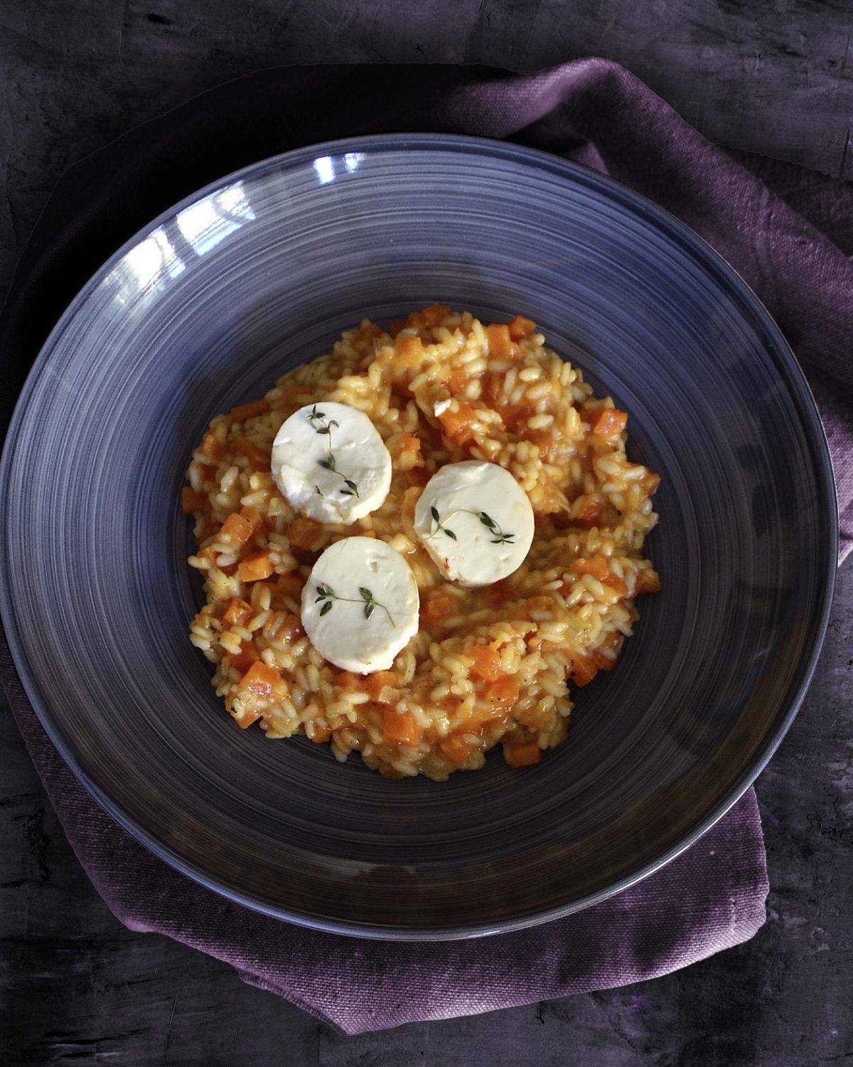 Kürbisrisotto