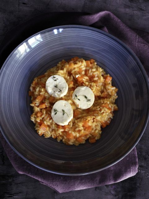 Kürbisrisotto