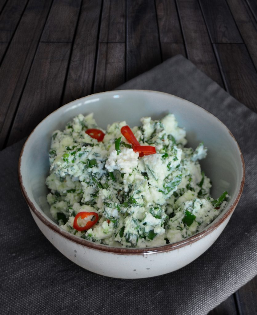 Bärlauchcreme mit Feta