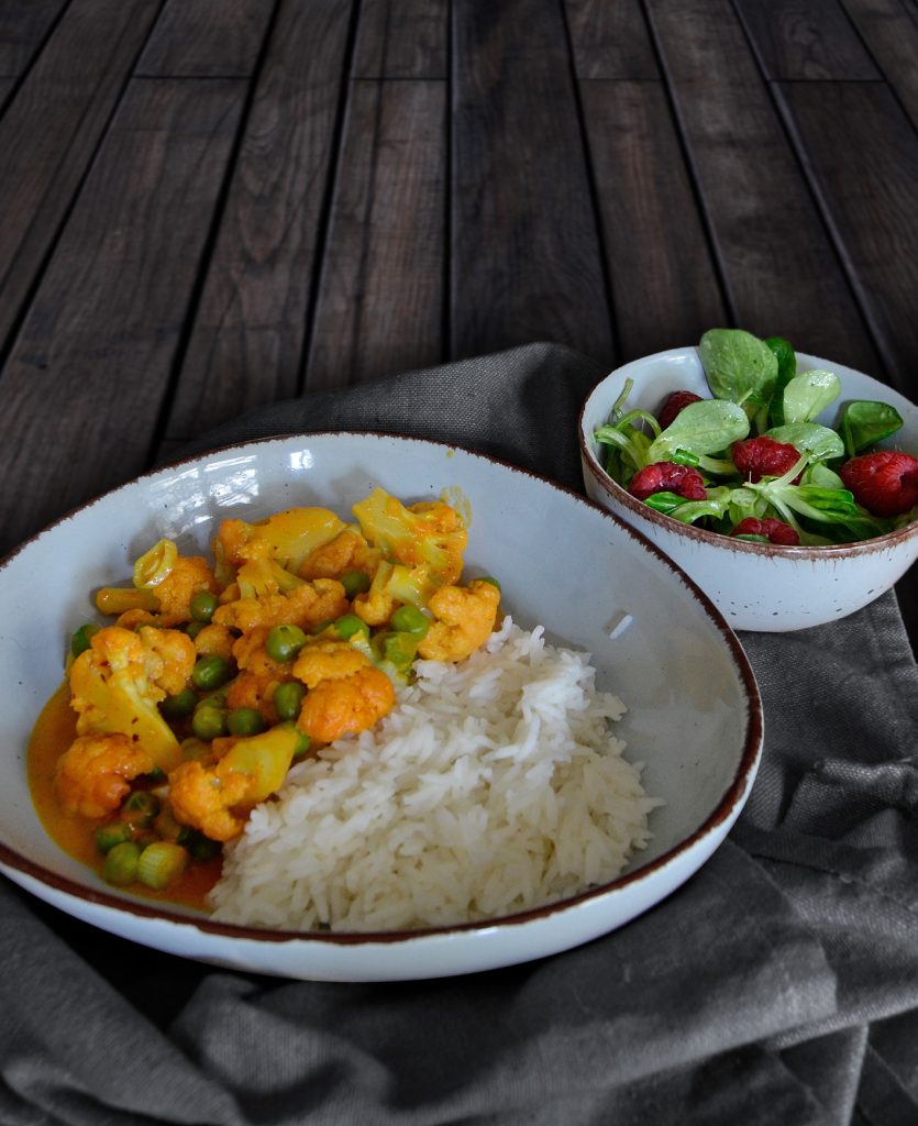 Veganes Blumenkohlcurry