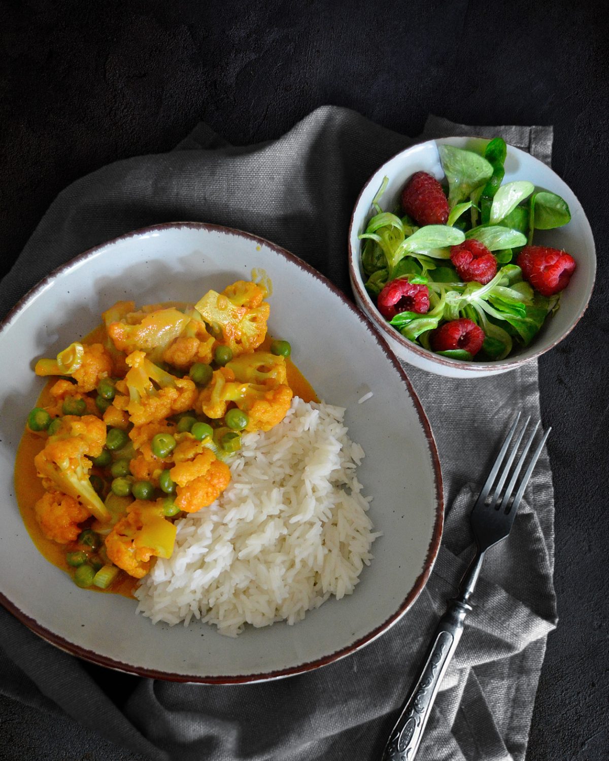 Veganes Blumenkohlcurry