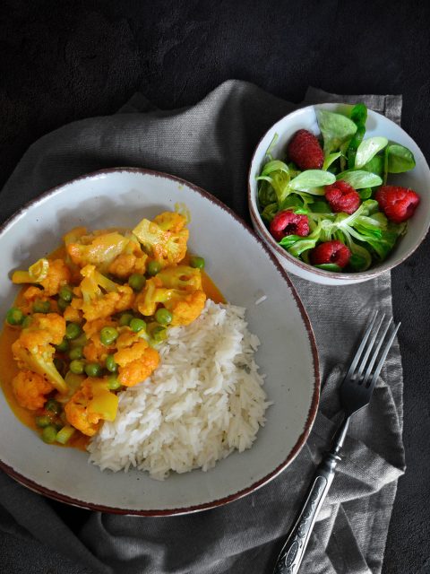 Veganes Blumenkohlcurry