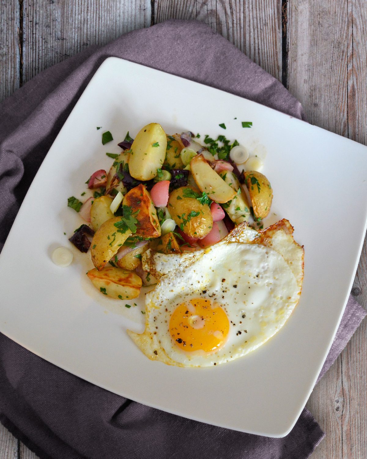 Warmer Bratkartoffel-Salat