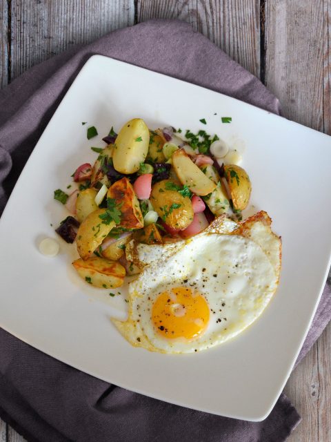 Warmer Bratkartoffel-Salat