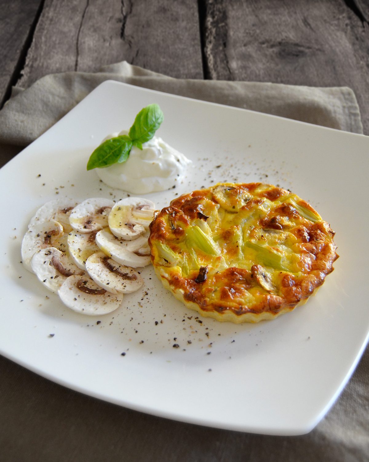 Champignon-Sellerie-Tarte