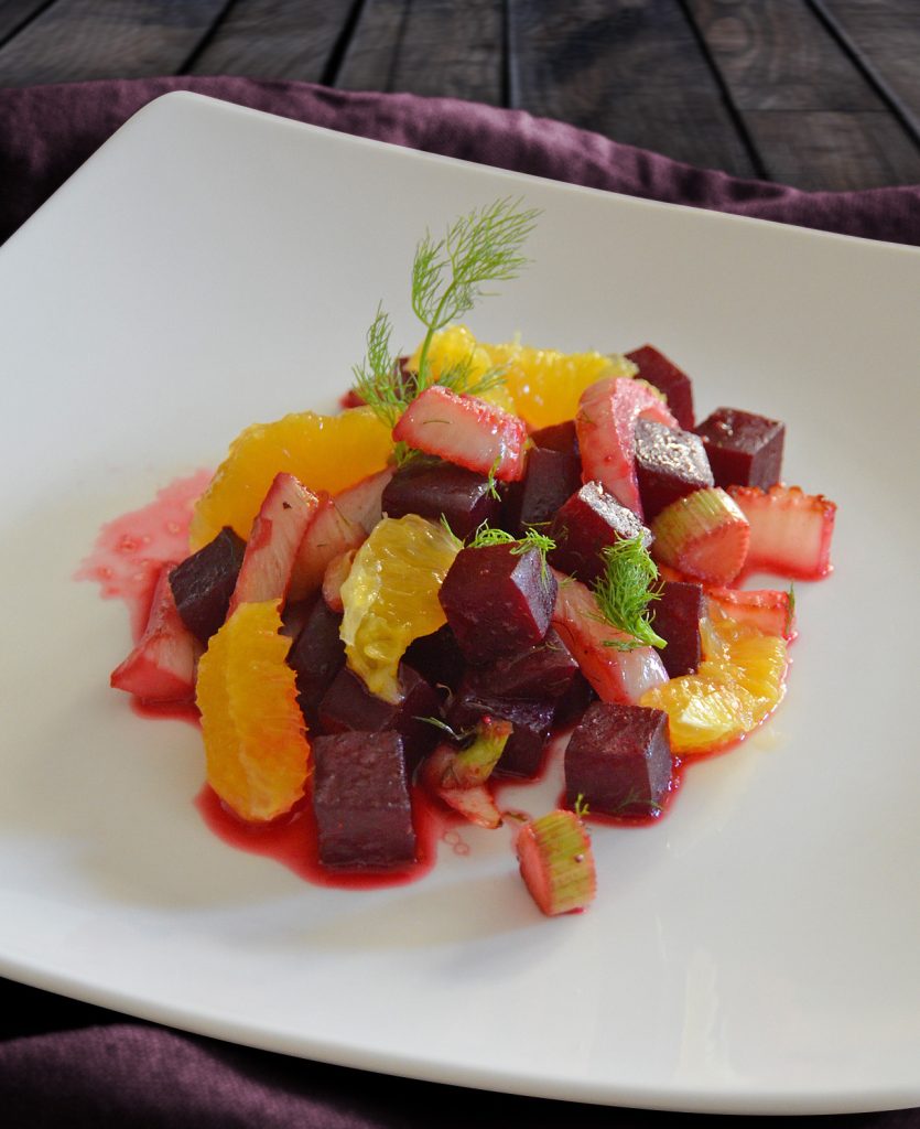 Lauwarmer Rote Bete-Fenchel Salat