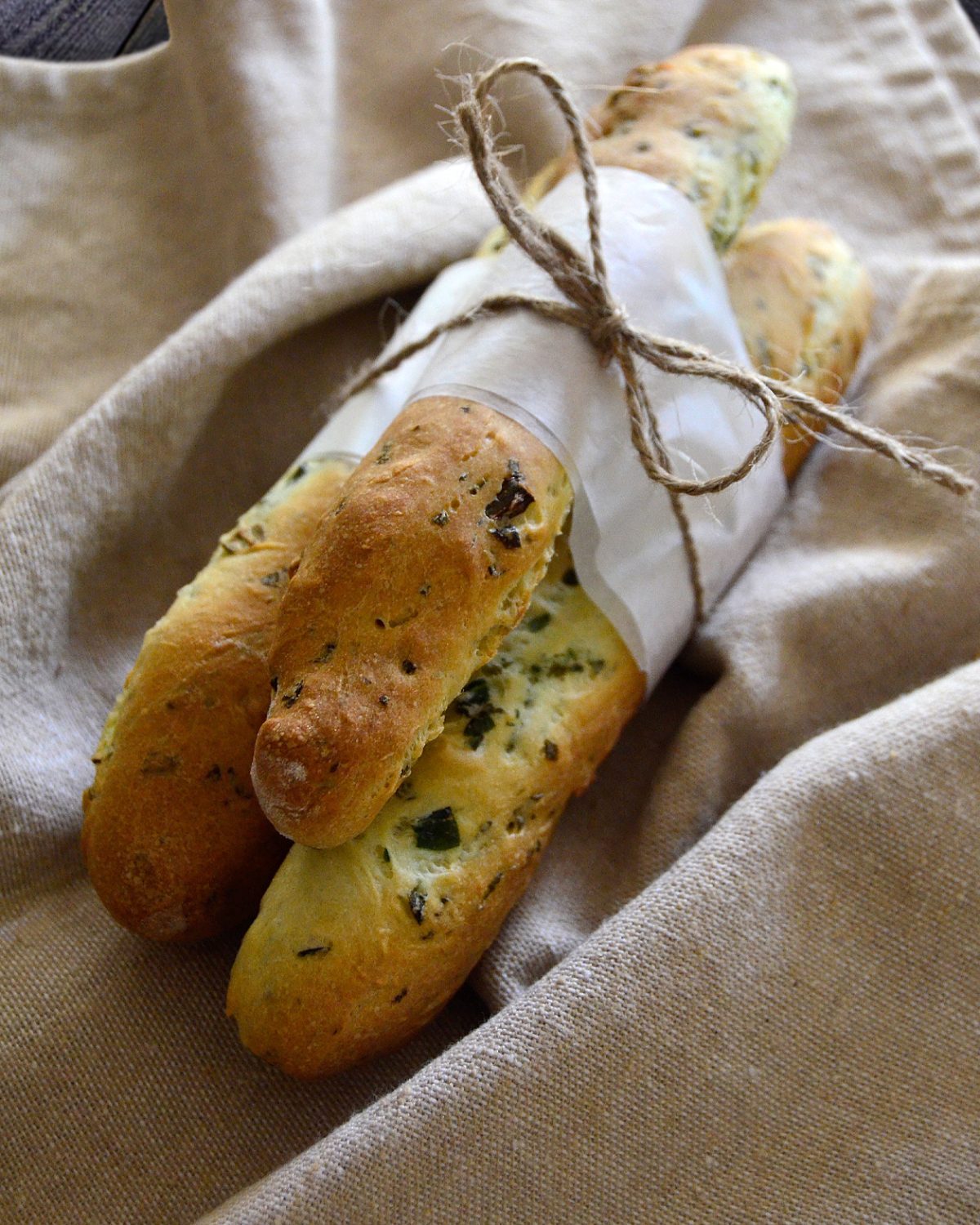 Mini Bärlauch Baguette