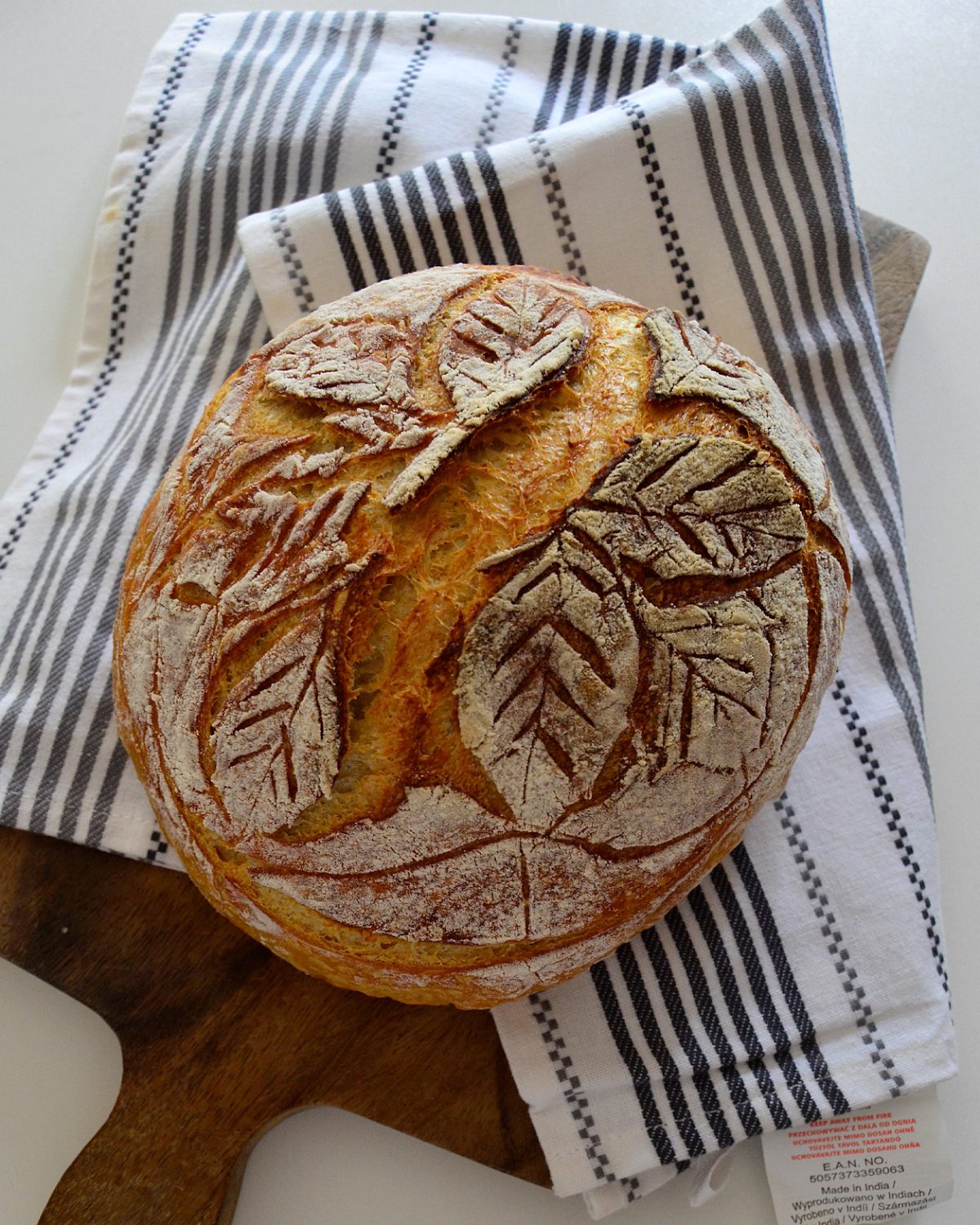 Weizenbrot auf Sauerteigbasis