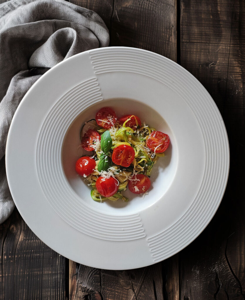 Zoodles mit Tomaten