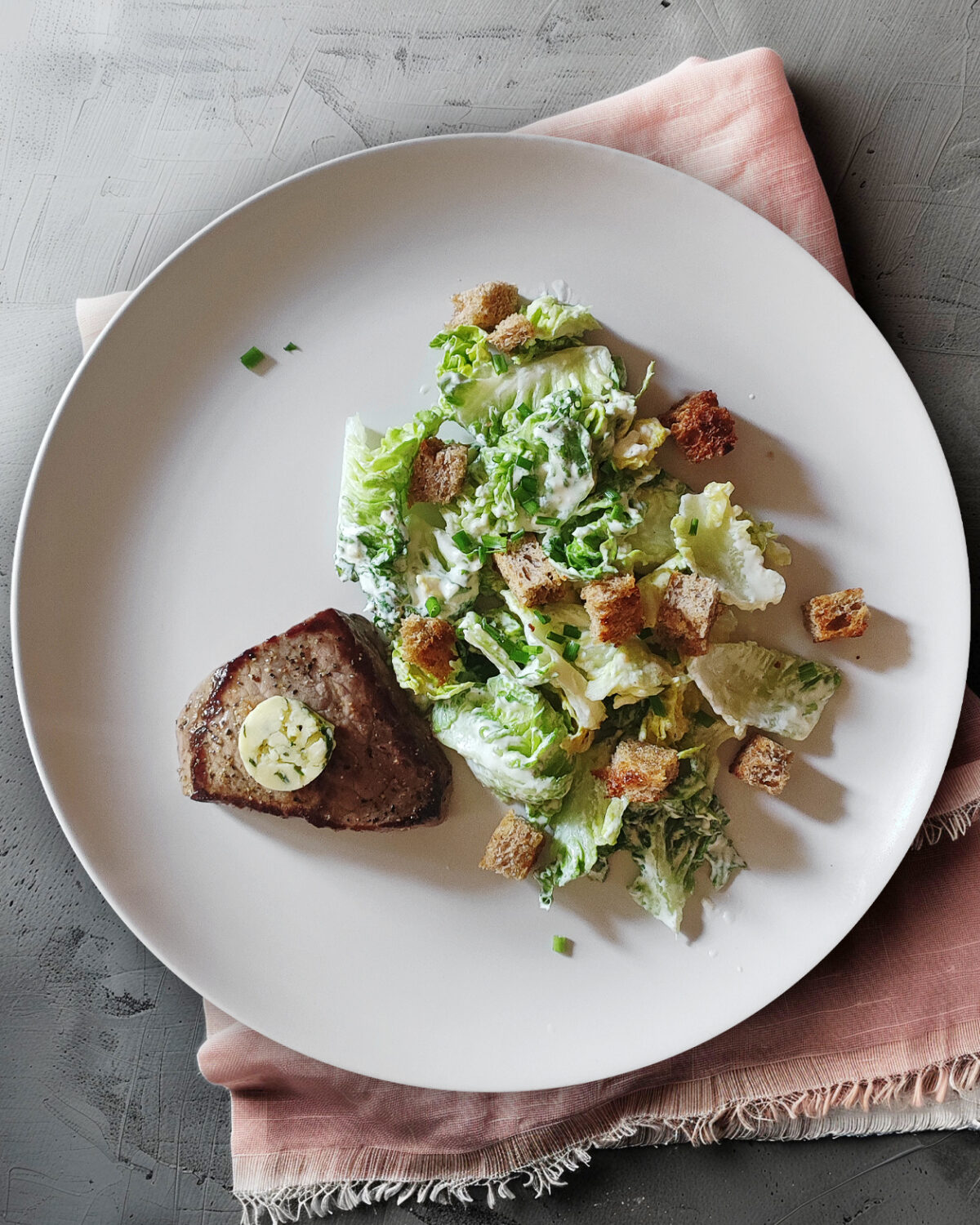 Cesar Salad mit Steak