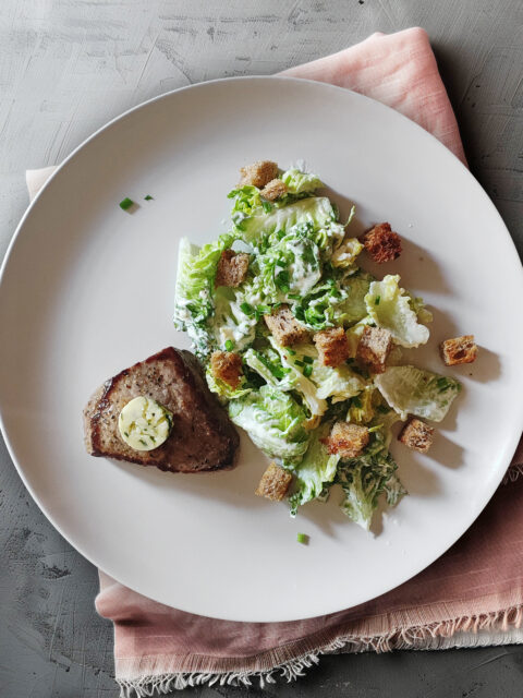 Cesar Salad mit Steak